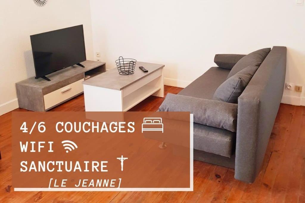 Le Jeanne 4/6 Couchages, Wifi, Sanctuaire Lejlighed Lourdes Eksteriør billede